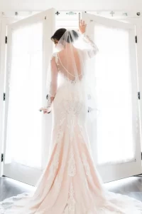 Bride Posing for picture Banner