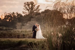 Golden Hour Across This 50 Acre Farm Wedding Venue