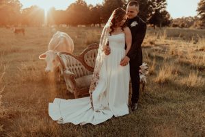 Couple posing for picture Banner